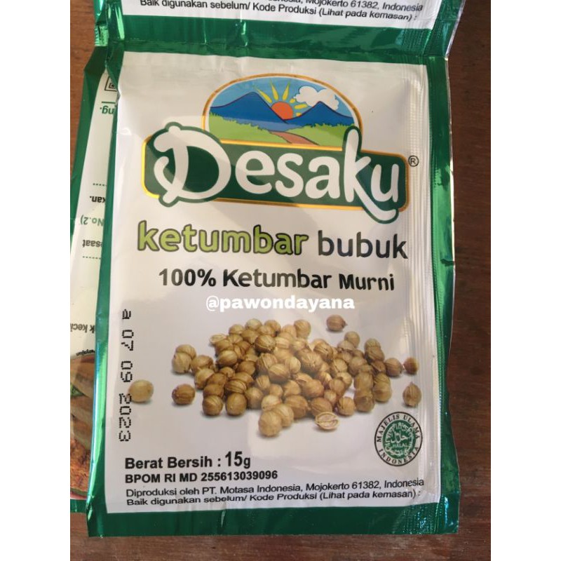 

Ketumbar Bubuk Desaku / Desaku Ketumbar Bubuk 12pcs