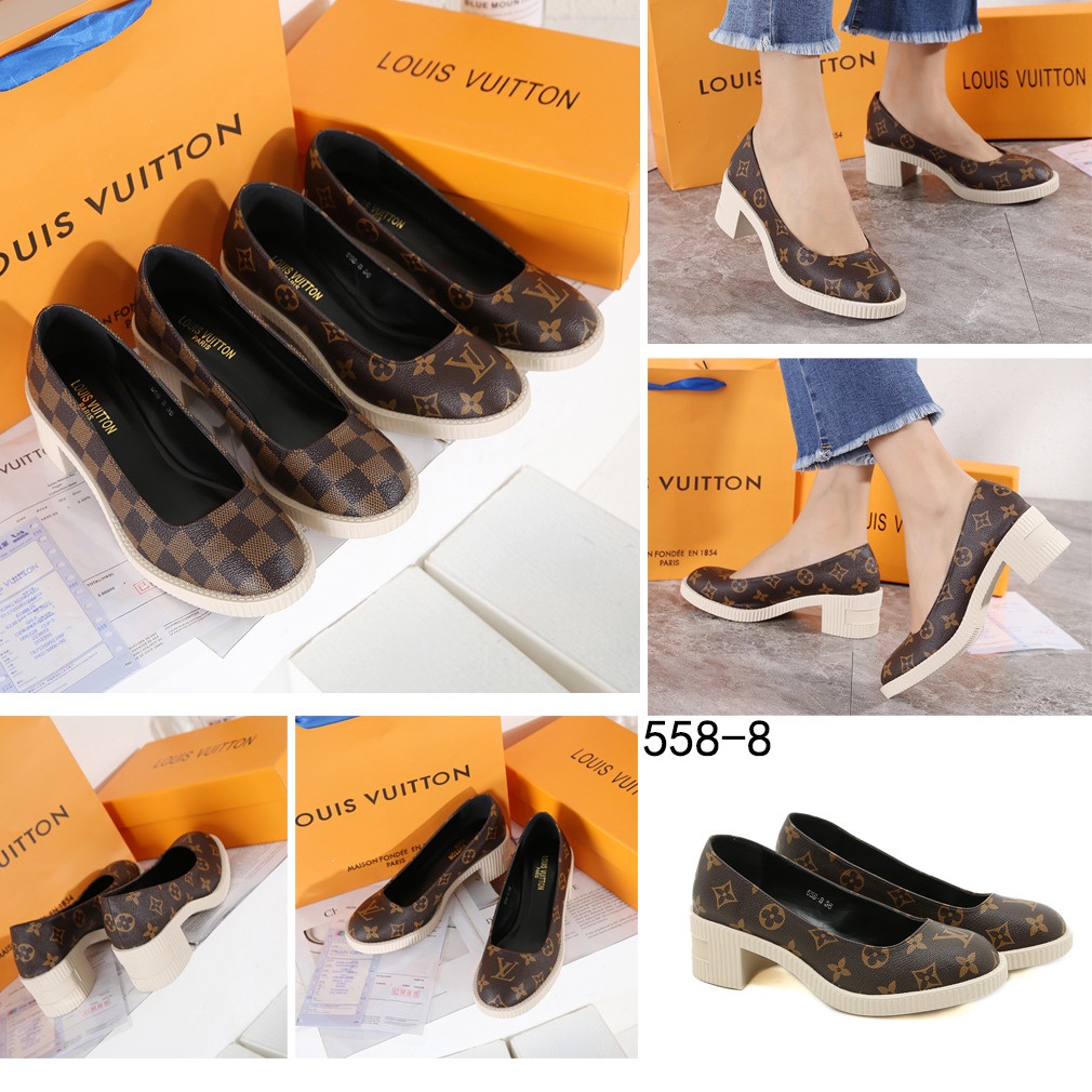 Rubber Heel Pumps #558-8