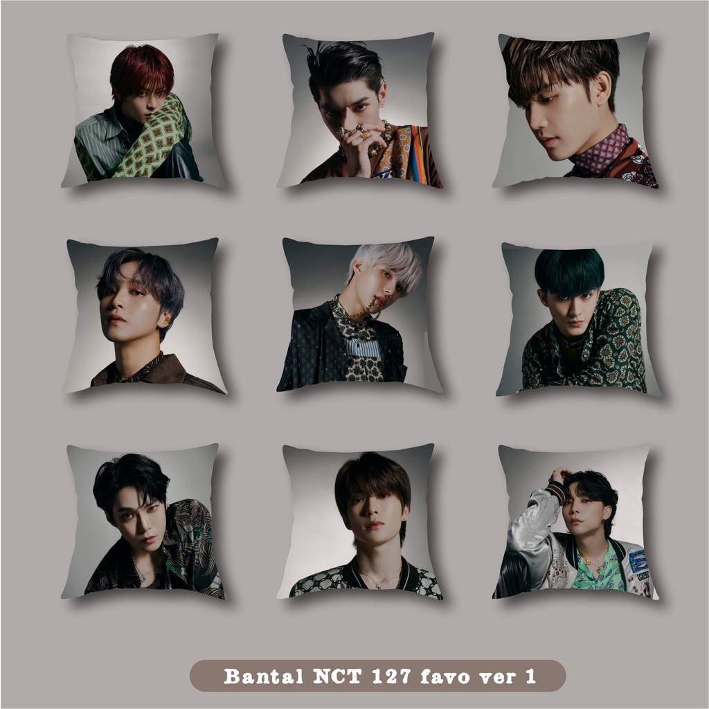 Bantal nct 127 2 baddies  &amp; Favorit uk 38x38