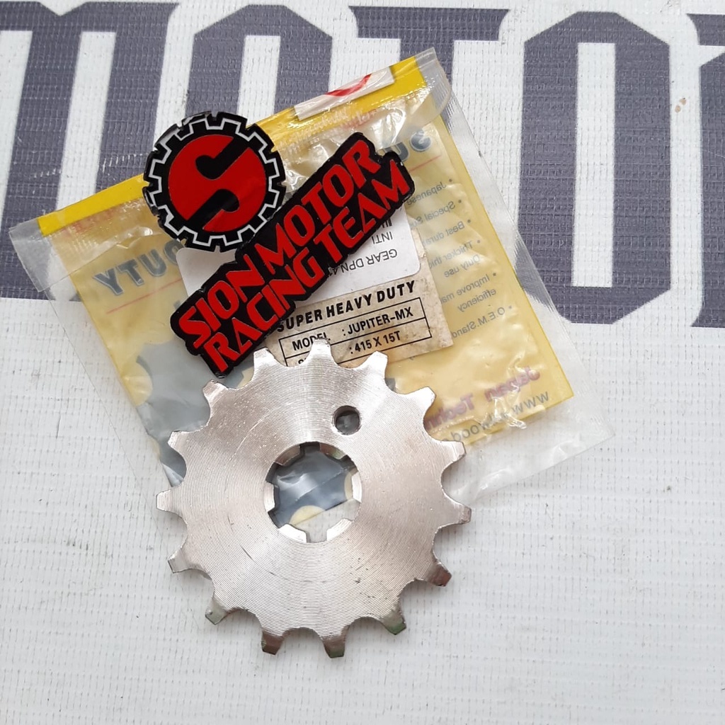 Gear Depan / Gir Depan / Front Sproket 415 Yamaha Jupiter MX / Sniper MX Baja 15T  Wilwood-2