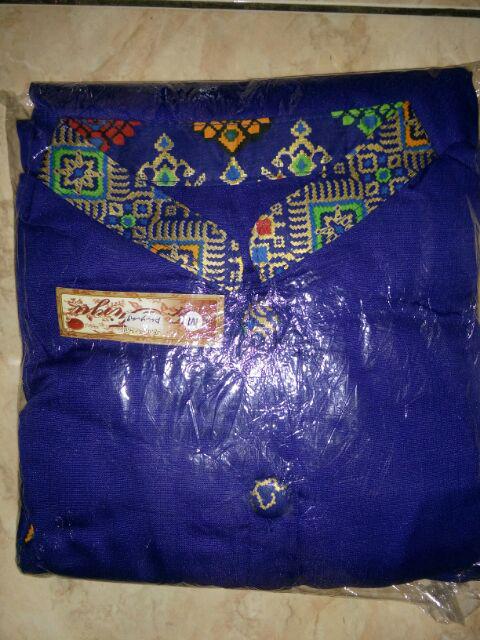 Bg - Batik Couple Keluarga Arabella / Couple Gamis Family / Seragam Pesta / Monalisa Syarii Busui