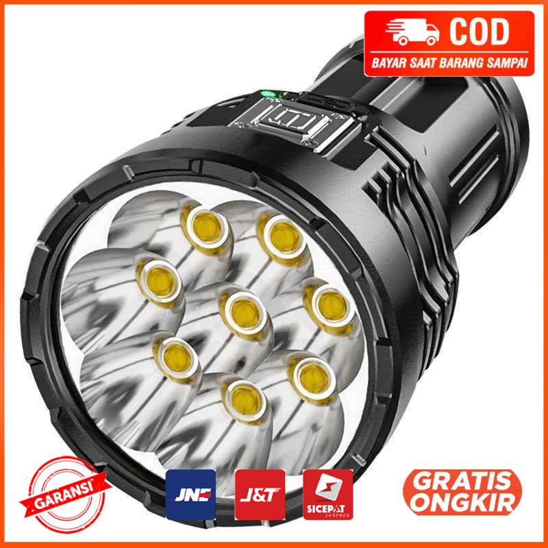 Senter LED Flashlight Waterproof USB Rechargeable XPE COB S11