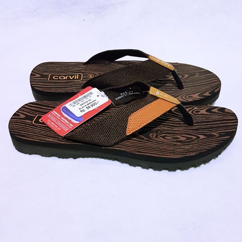 CARVIL SENJU/Sandal Carvil Terbaru/ Sandal Keren Pria/ size 38-43/carvil jepit