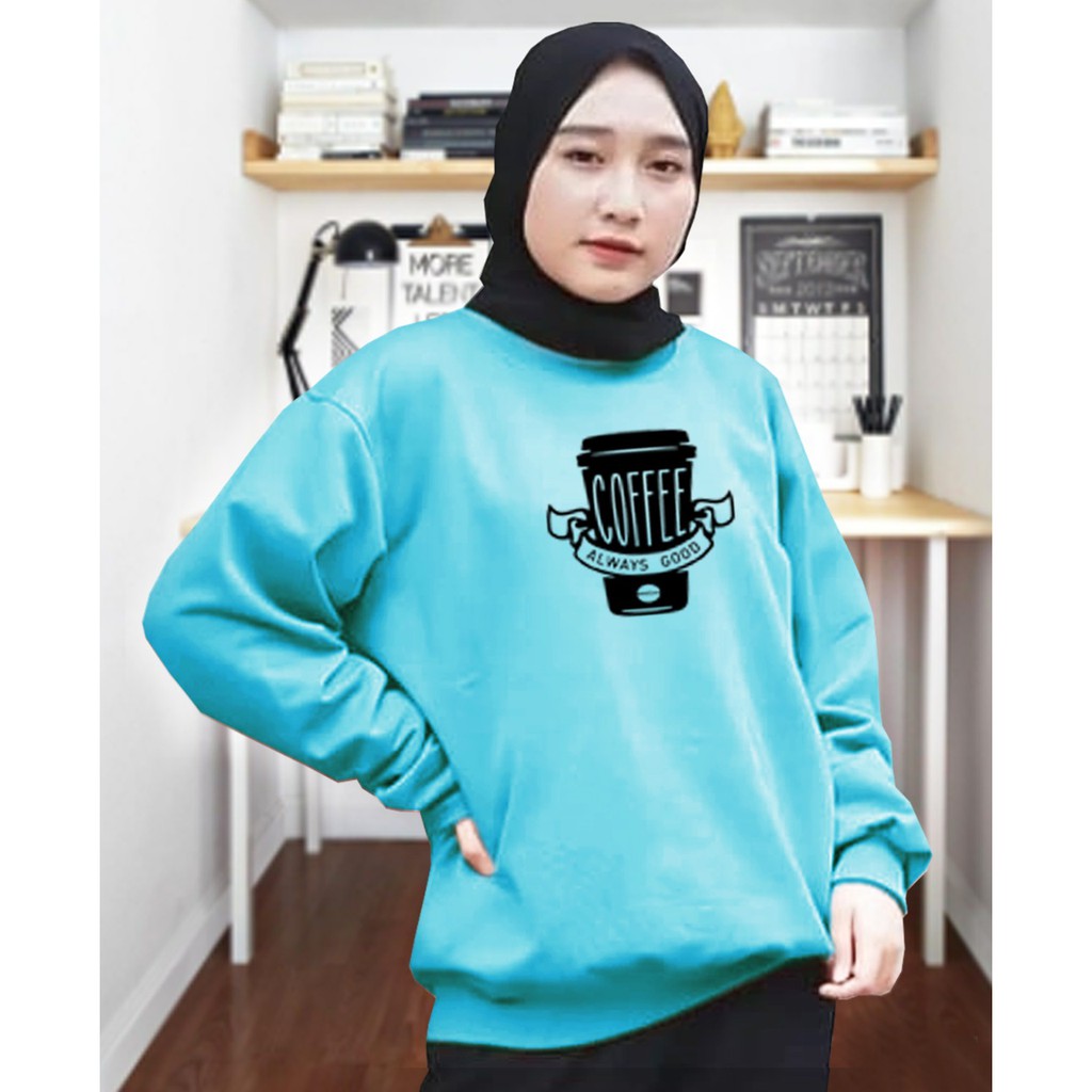 Kaos Lengan Panjang CUP / Kaos Sweatshirt / Atasan Wanita / Atasan Wanita Lengan Panjang