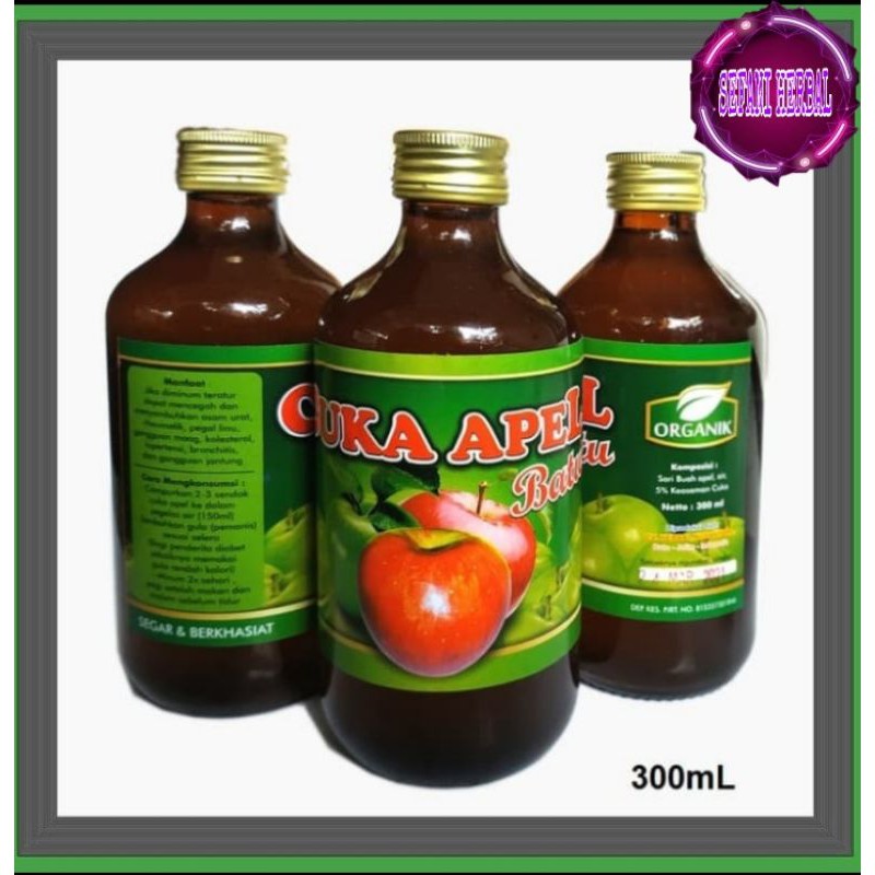 

Cuka Apel Batu Asli Organik - organic Apple Vinegar Original manfaat C