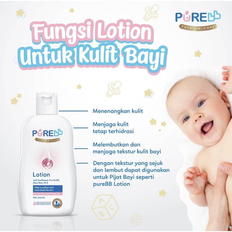 Purebb Lotion/Lotion bayi/hand body bayi/baby lotion