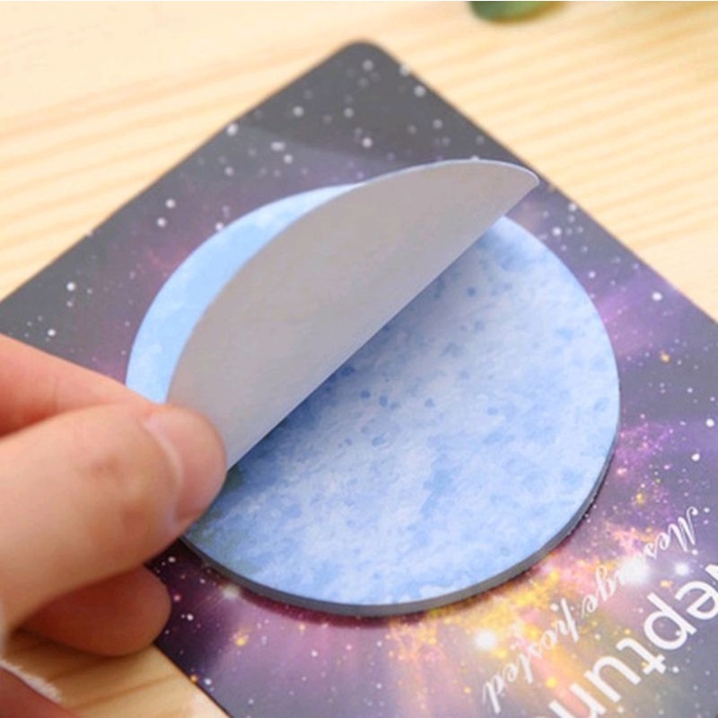 Sticky Notes Memo Motif Planet