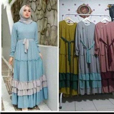 GAMIS CRUTY UMPAK COMBINASI TERBARU