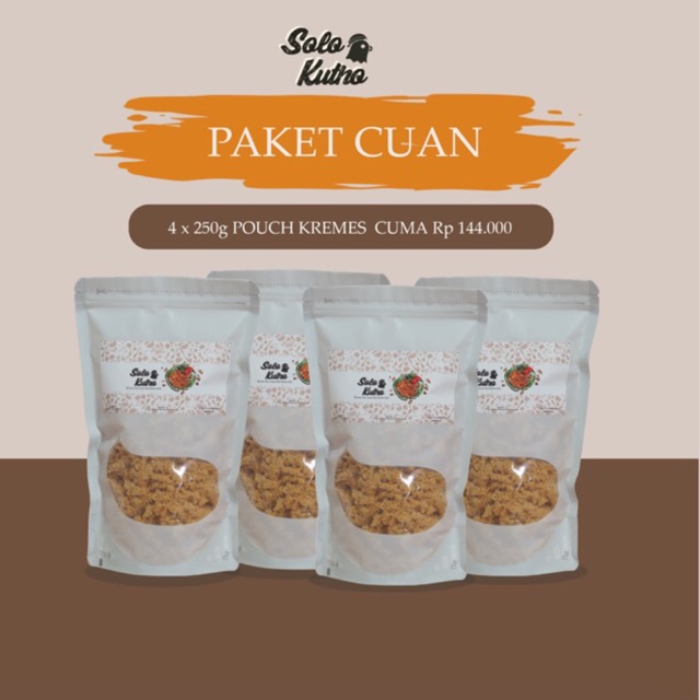 

Kremes SOLO KUTHO PAKET CUAN Kremesan Ayam