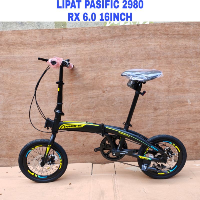 Sepeda Lipat Pasific 2980Rx 6.0 16Inch Hi-ten stell