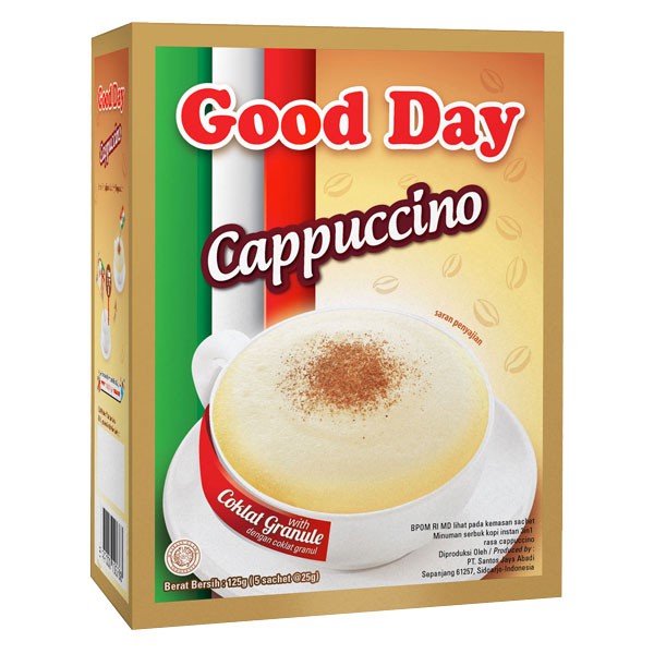 

Good Day Cappuccino 5S X 25 Gr