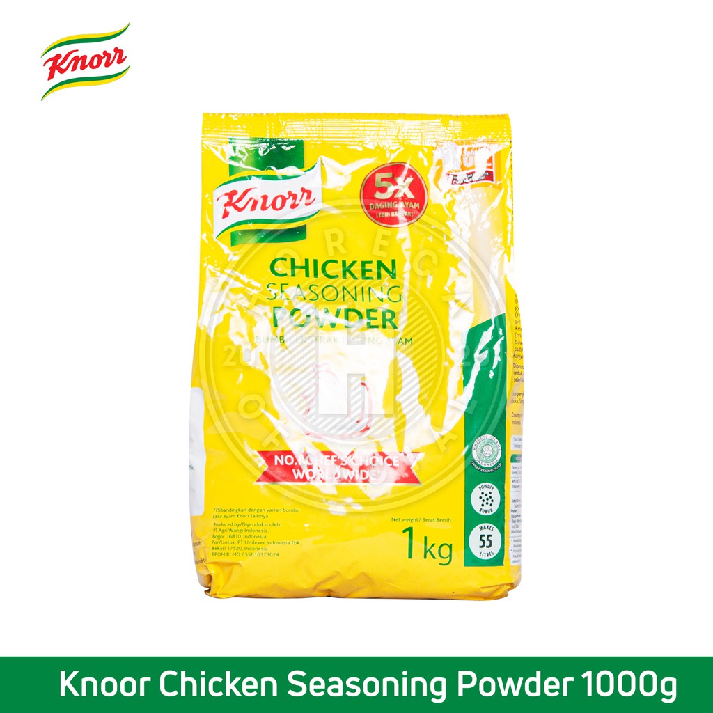 

Knorr Chicken Seasoning Powder 1kg | Knorr Bumbu Ekstrak Daging Ayam 1Kg