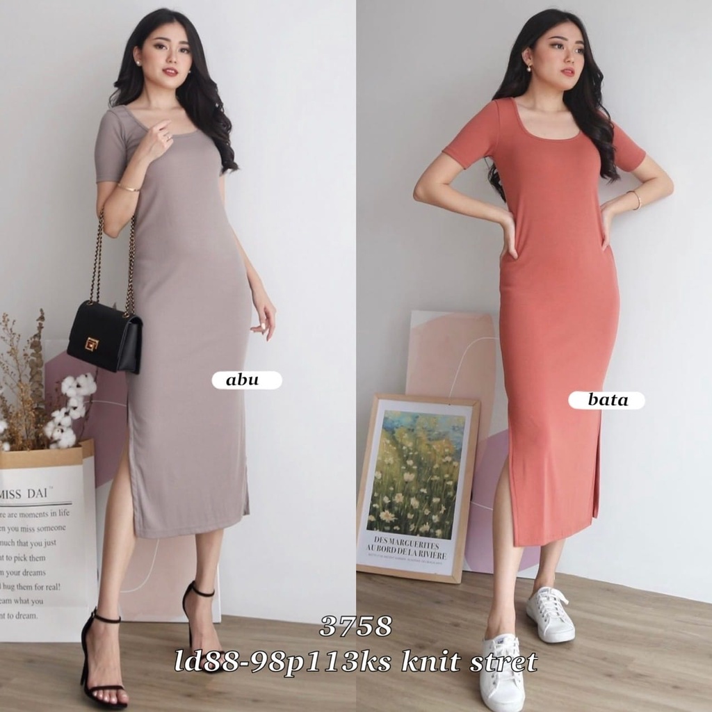 3758 DRESS POLOS LD 88-98CM KS KNIT STRETCH IMPORT PREMIUM QUALITY