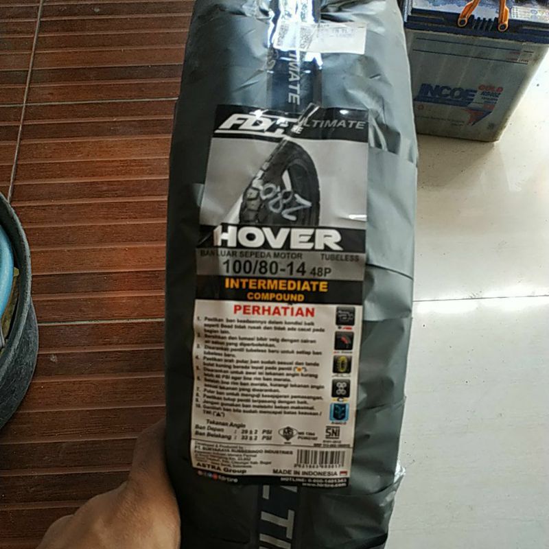 ban luar FDR hover 100/80-14