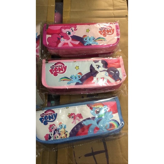 

Pencil case kain sleting 2 motif kuda my little pony satuan
