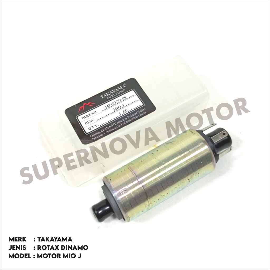 ROTAX DINAMO MIO J ROTAK DINAMO FUEL PUMP YAMAHA MIO J TAKAYAMA