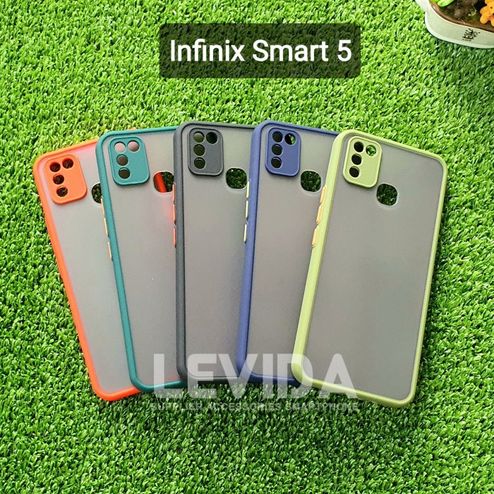 INFINIX SMART 5 DOVE MATTE TRANSPARAN SLIM FUZE MACARON SMART 5 INFINIX SMART 5