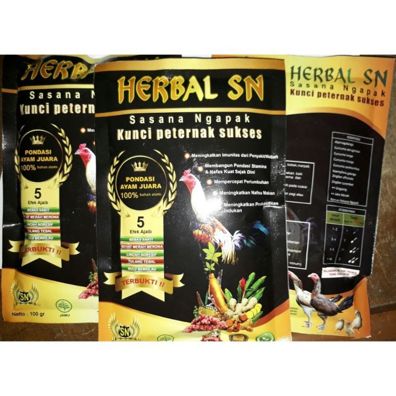 HERBAL SN - Jamu Ayam 35 gram