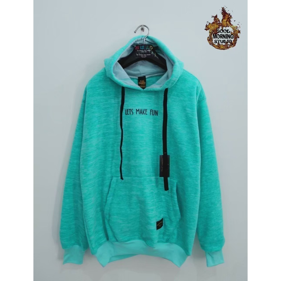 Brq.store - Hoodie Good Morning Washing Terbaru Pria/Wanita