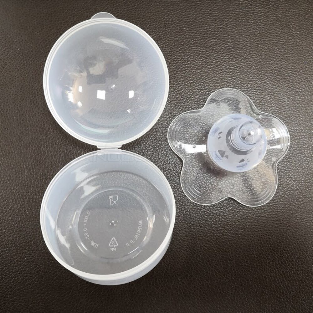 1Pcs Breast Cover + Box BPC-06 Pelindung Puting saat menyusui Bahan Silikon Untuk Menyusui Nipple shiled Silicone Breast Shield