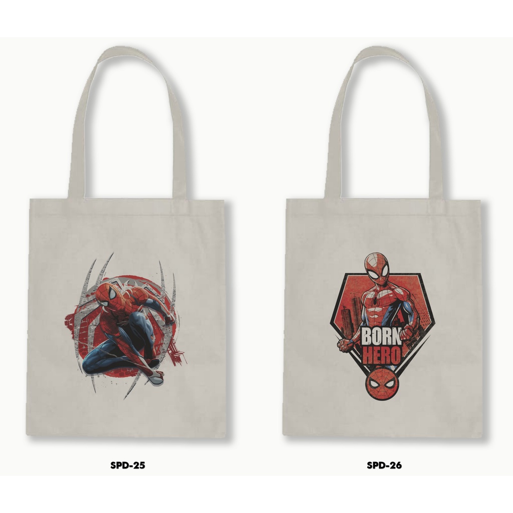 TOTE BAG BLACU - SPIDERMAN 02