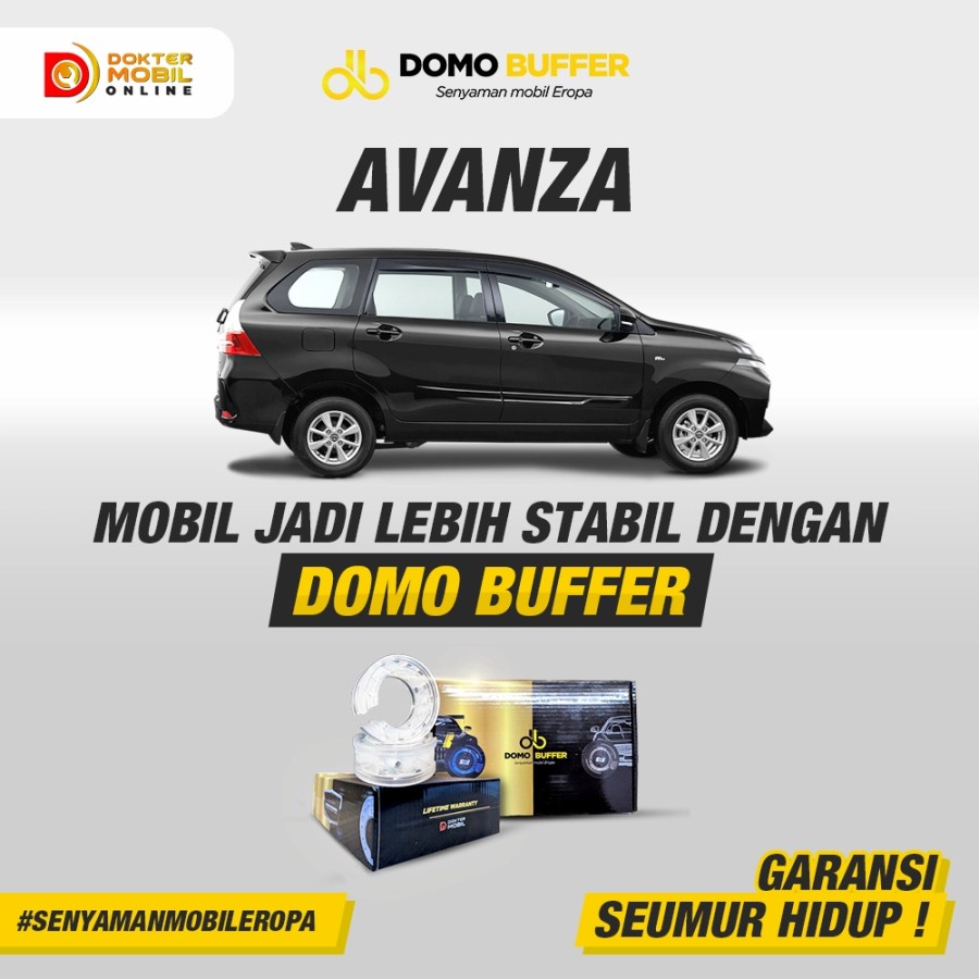 DOMO BUFFER ORIGINAL MOBIL AVANZA - Karet peredam getaran Guncangan Shock Stabilizer shockbreaker Mo