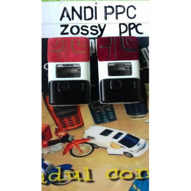 Casing Nokia 7200 Merah + Keypad + Tulang