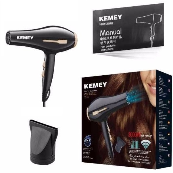 Kemey KM-2376 Hairdryer 2 In 1 Pengering Rambut