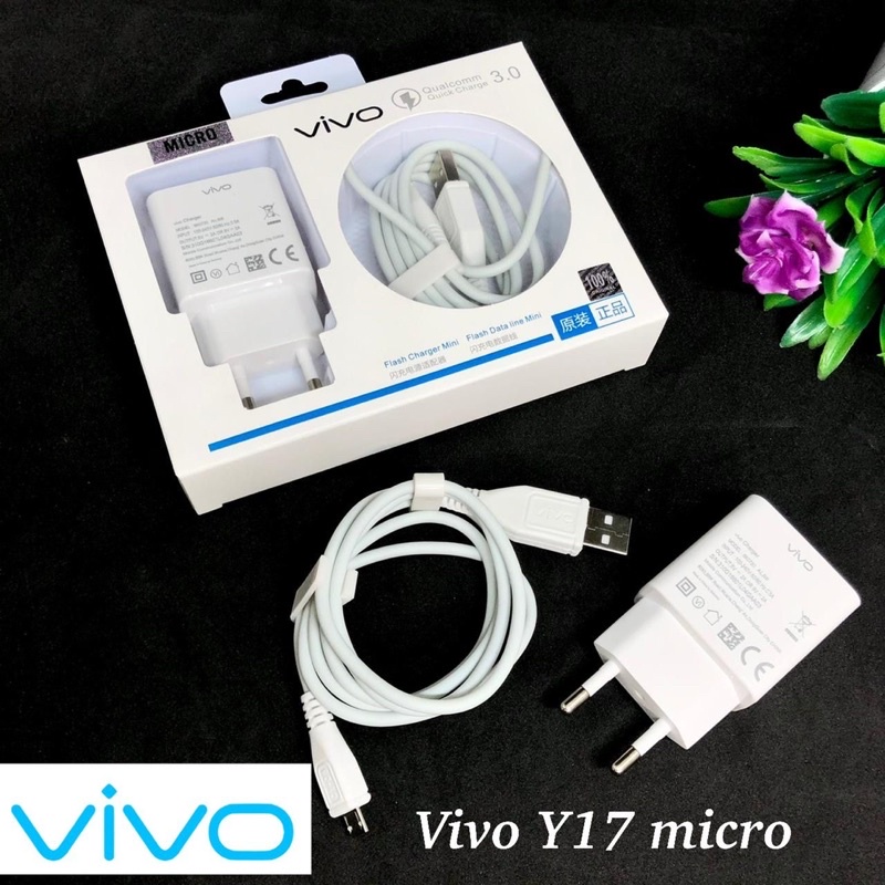 TRAVEL CHARGER NEW ARRIVAL VIVO S1PRO TYPE C VIVO Y17 MICRO CHARGER VIVO MICRO DAN TYPE