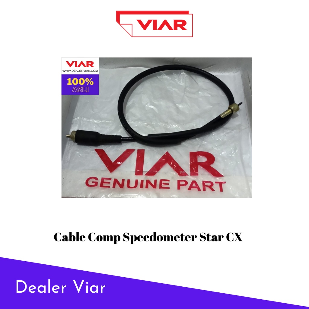 Spare Part Viar kabel spido STAR CX Original (cx-cable comp speedometer star cx)
