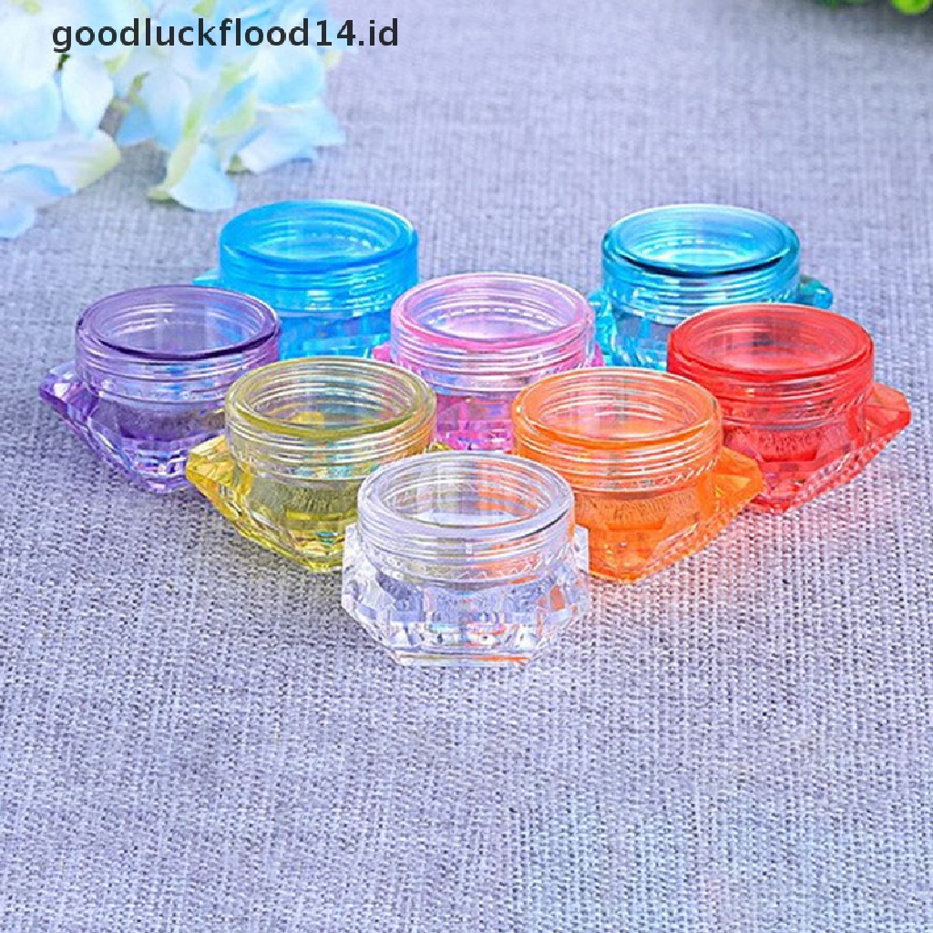 [OOID] 10pcs Empty Sample Vials Jar Pot Container Fit Makeup Cosmetic ID