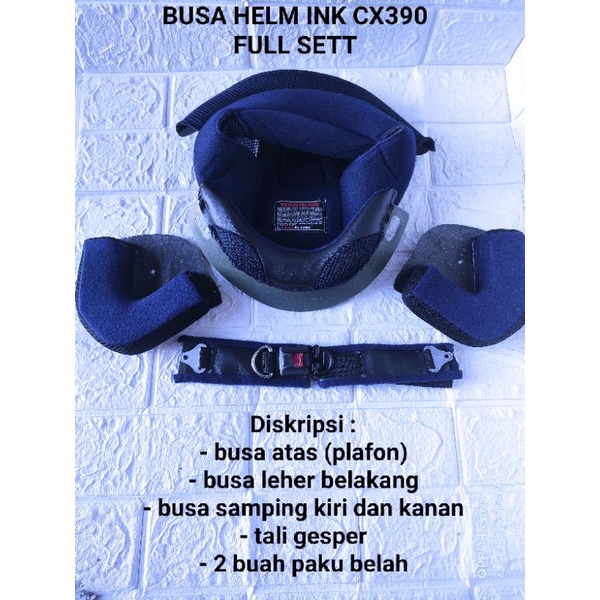 SPON / BUSA HELM INK CX390 BATMAN FULL SETT KUALITAS SEPERTI ORIGINAL