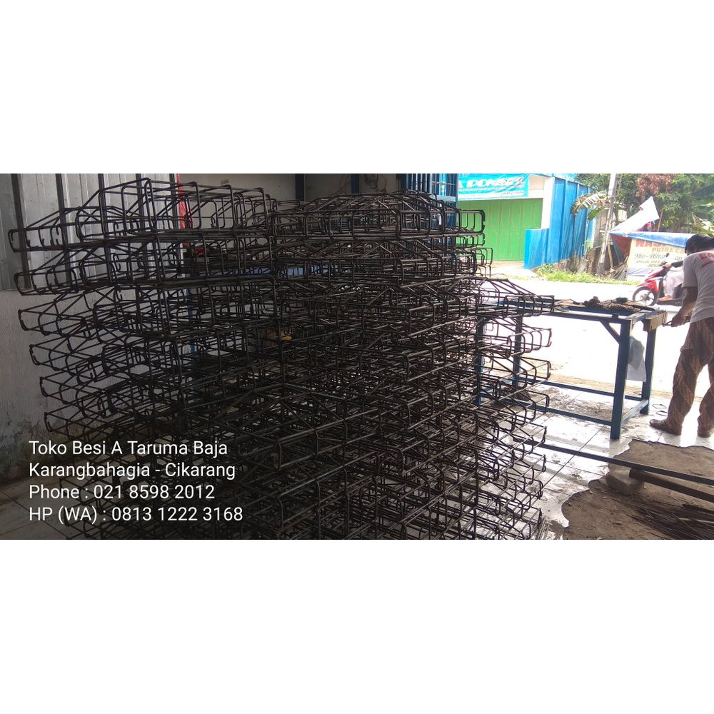 Jual PONDASI CAKAR AYAM 40 X 40 BESI 8 FULL Berkualitas