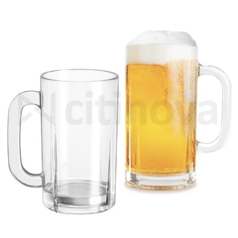 gelas beer/ gelas kaca/ gelas mug citinova domingo 1pcs