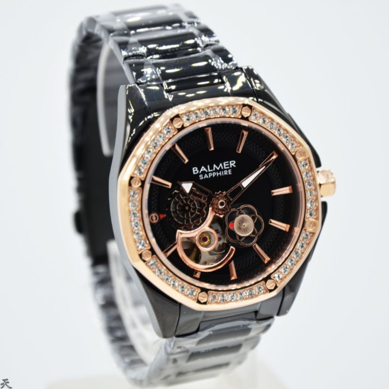 Jam Tangan Wanita Balmer B 7981 Automatic Rantai Original Murah