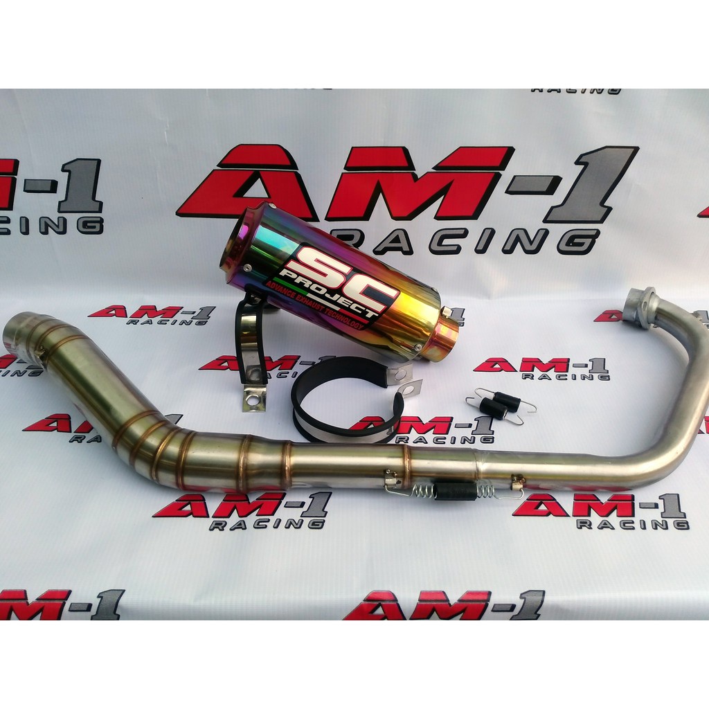 Kenalpot Knalpot Racing Sc Project Projek Pelangi new cbr150r cbr 150 R Cbu k45a k45g k45n K45r Face