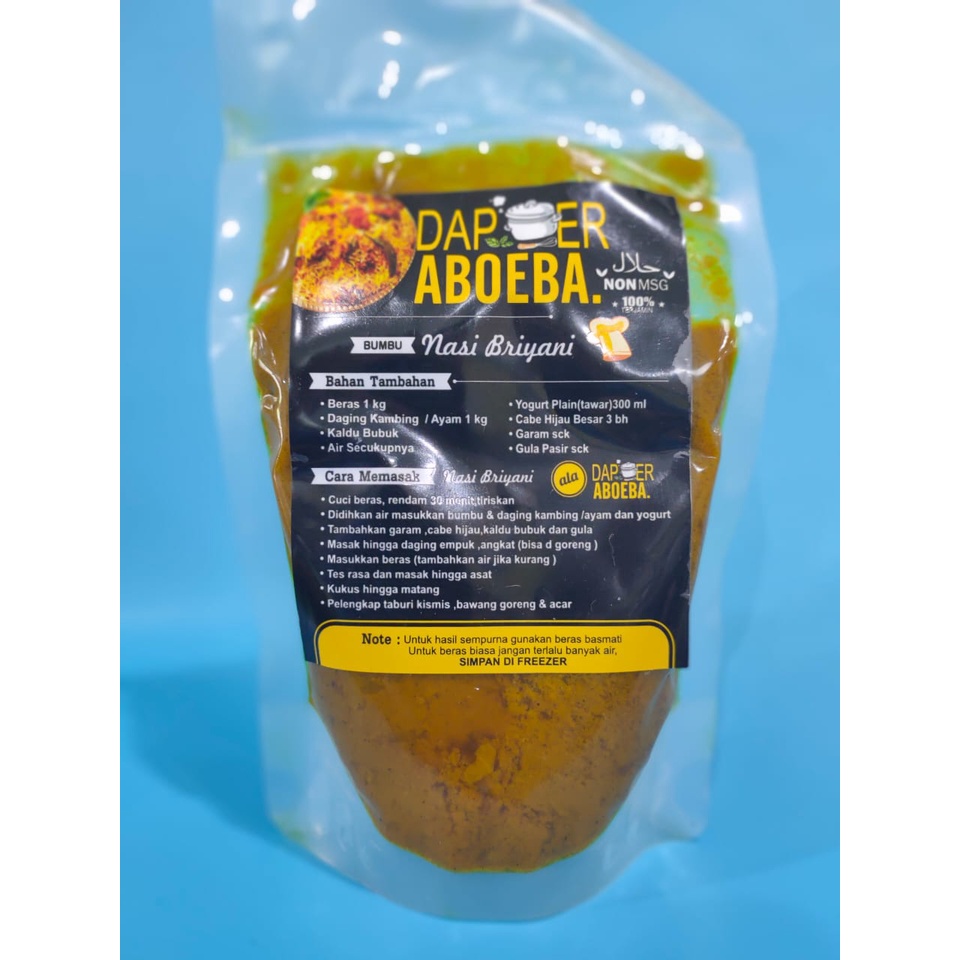

Bumbu Dapour Aboeba / Bumbu Briyani / Bumbu Kebuli