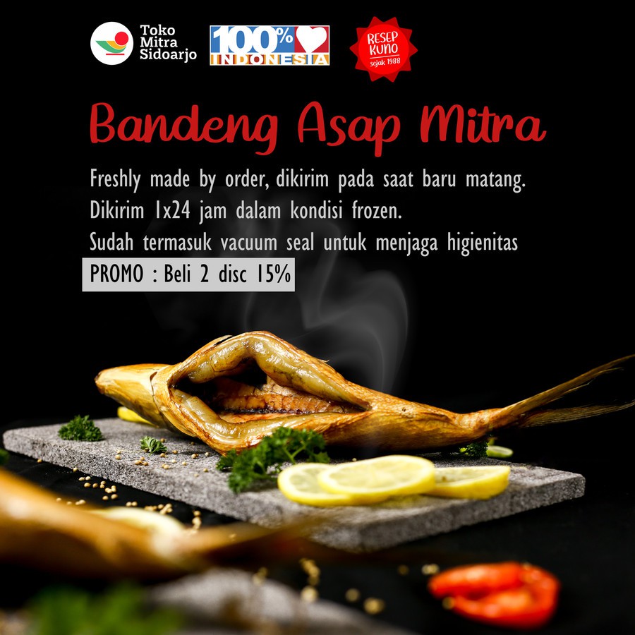 

MITRA BANDENG ASAP | IKAN ASEP FRESH TERMASUK VACUUM OLEH OLEH ASLI KHAS SIDOARJO