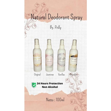 DEODORANT SPRAY/DEODORANT TAWAS / DEODORANT ROSE