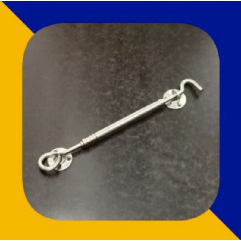 Hak angin/cantolan jendela/penahan jendela/kait angin jendela Dolomite stainless 10 inch PB/Gold HA-