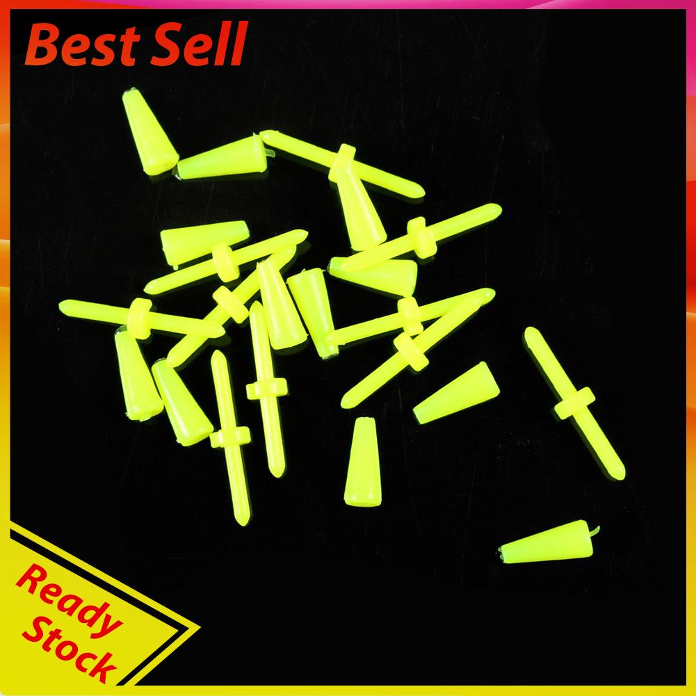 20 Pcs Stopper Pelampung Pancing Anti Angin Bahan Plastik Untuk Rock Fishing