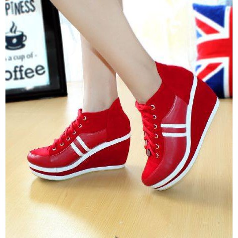 Ikhlasia iSepatui Wedges Diana iImporti quality Sol Karet 