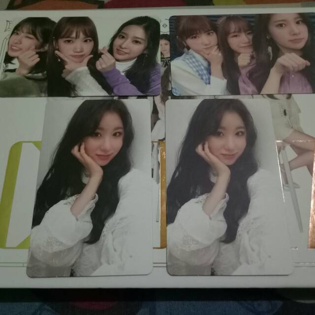 TRADE IZ*ONE Photocard Member Lee Chaeyeon & Unit Hyewon Yuri Hiichan Album COLOR*IZ IZONE