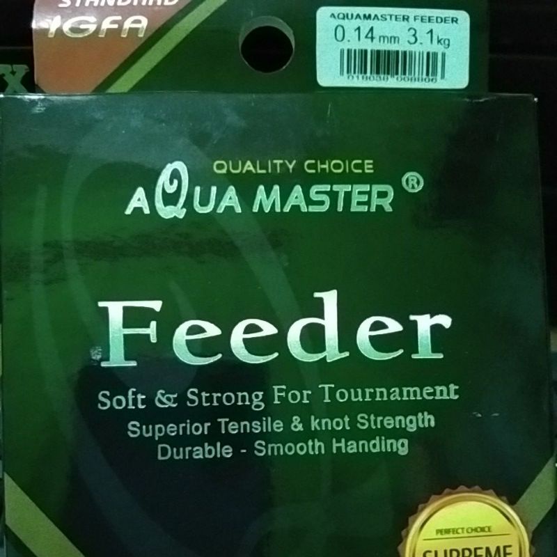 senar tali tali pancing aqua master feeder