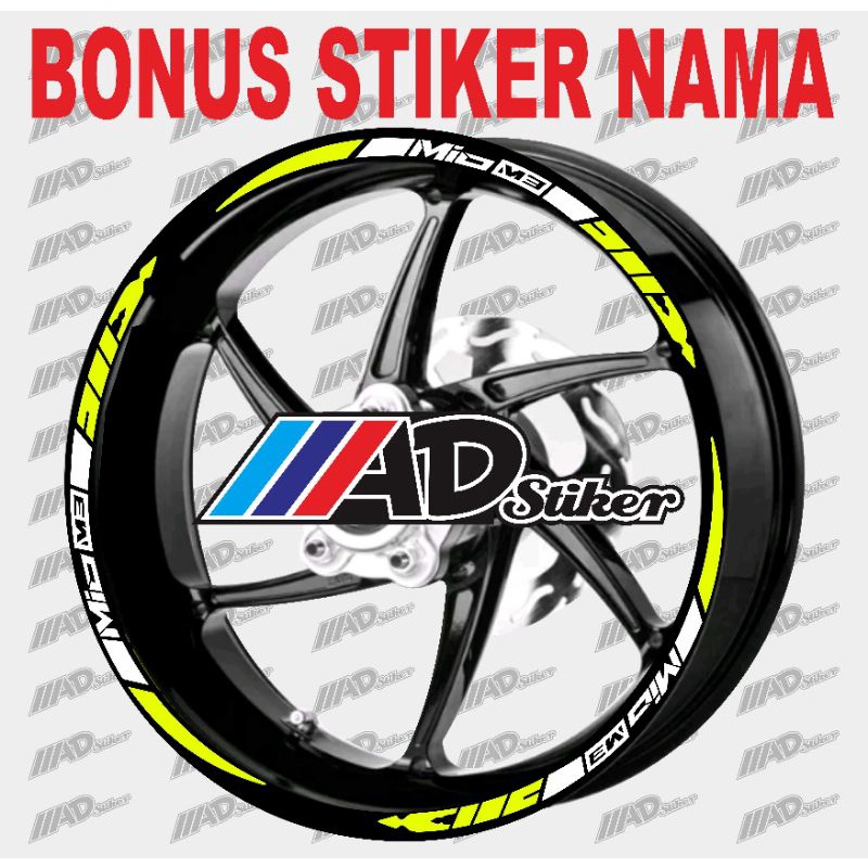 LIST VELG YAMAHA MIO M3 CUTTING STIKER BAHAN NYALA