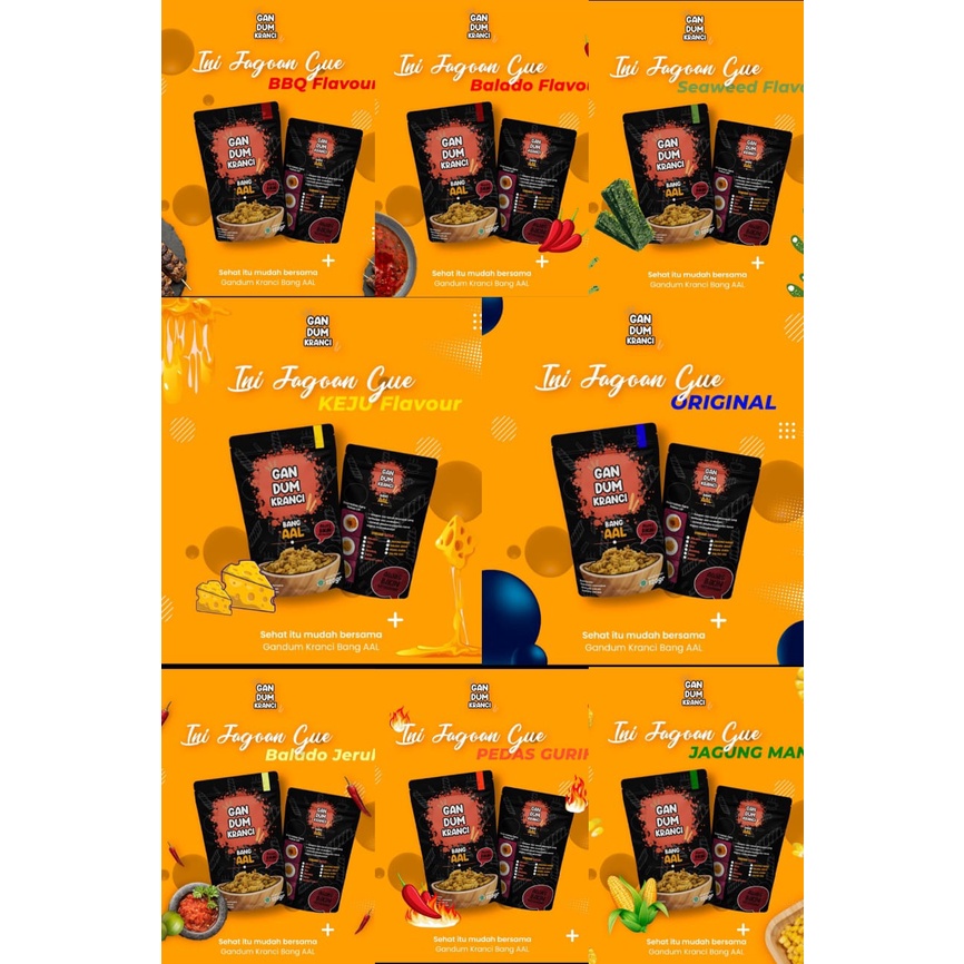 

GANDUM KRANCI makanan enak Zaman Now