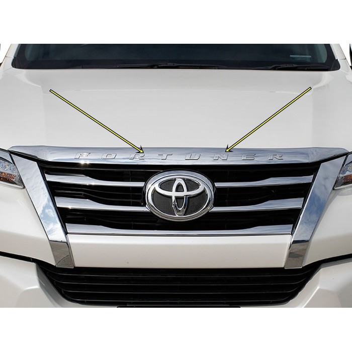 Hood moulding emboss - All New Fortuner 2016 [Full]