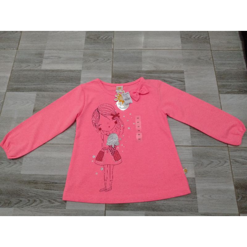 kaos anak perempuan little M brand matahari asli