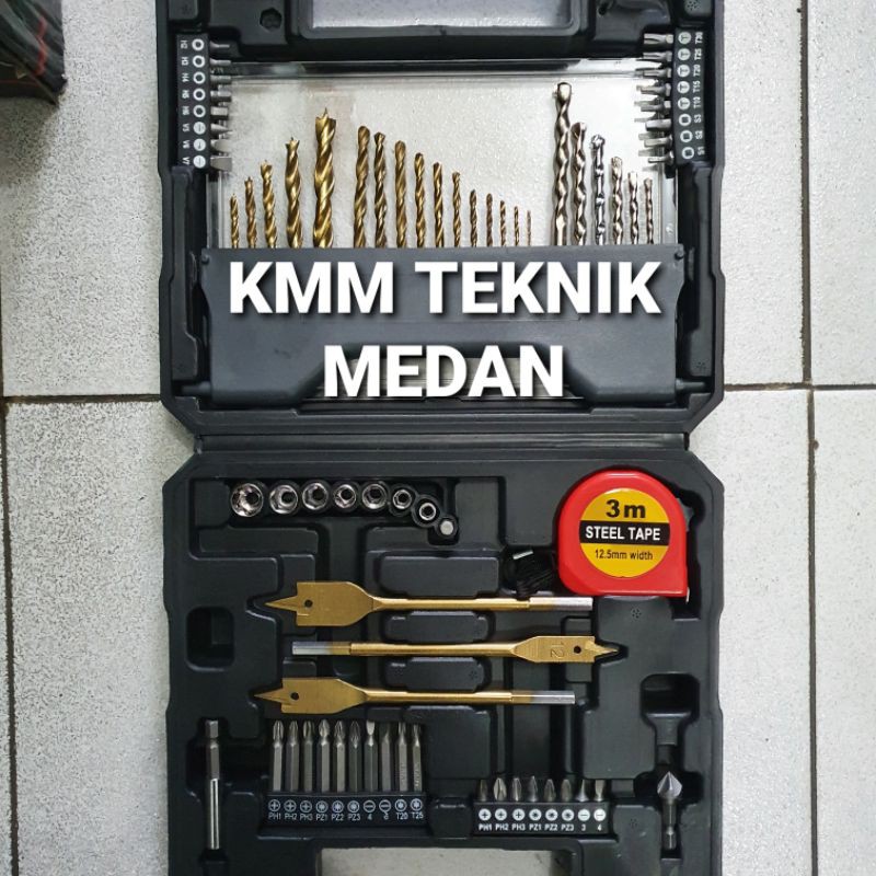 Jual SOLID MATA BOR SET 70 PCS OBENG BAUT DRILL BITS TOOLBOX TOOL BOX ...