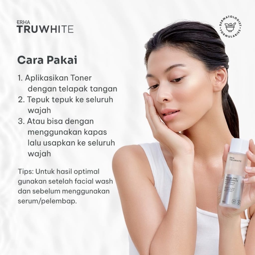 ERHA TRUWHITE NIACINAMIDE &amp; TXA BRIGHTENING TONER 100 ML @MJ